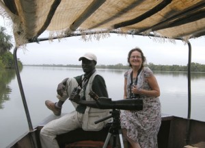 Bird watching on the River Gambia