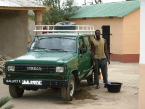 Ousman's Pick Up for Bird Guiding Transport in Gambia